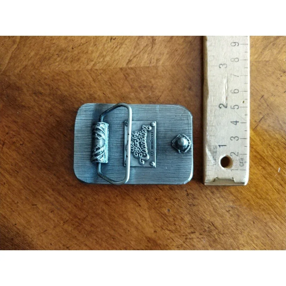 Vtg 1981 P-38 Lockheed Lightning WW2 Fight Plane The Belt Buckle Connection Belt